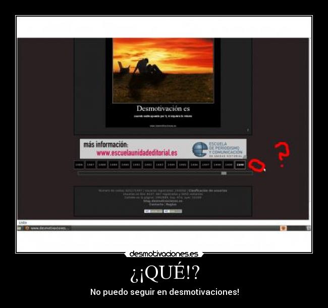 ¿¡QUÉ!? - No puedo seguir en desmotivaciones!