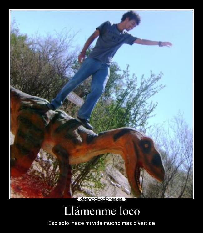 Llámenme loco - Eso solo hace mi vida mucho mas divertida