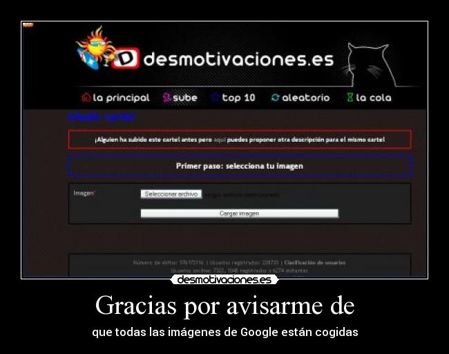 Gracias por avisarme de - 