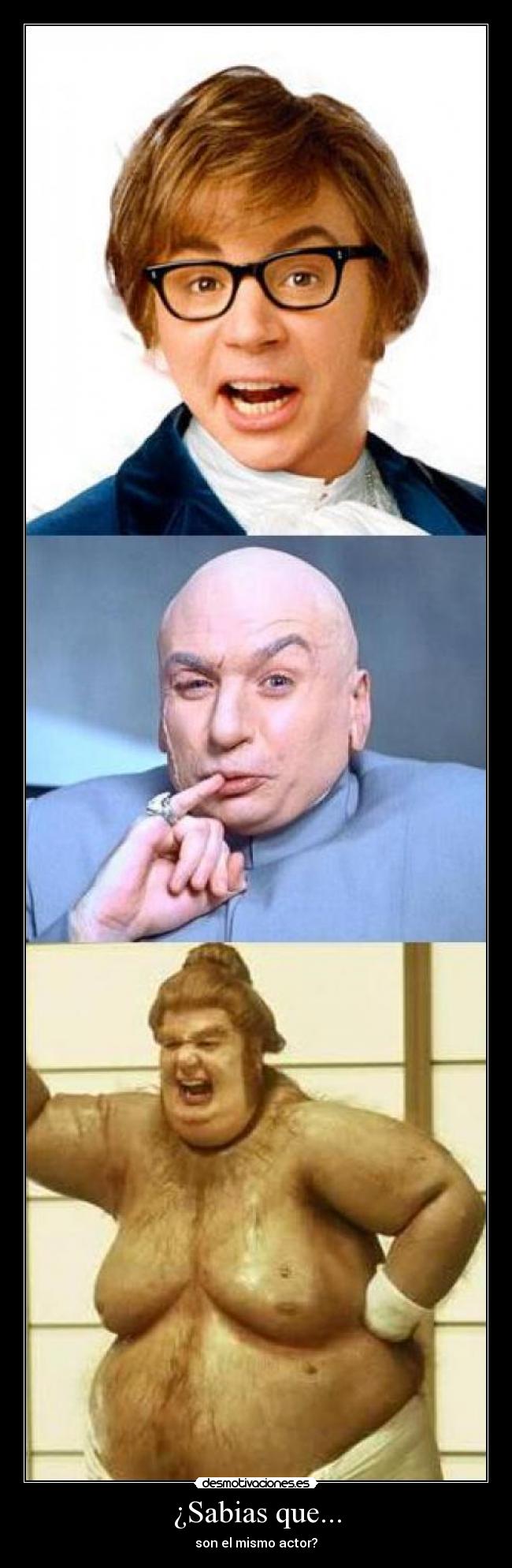 carteles austin powers mike mayers drmaligno gordo desmotivaciones