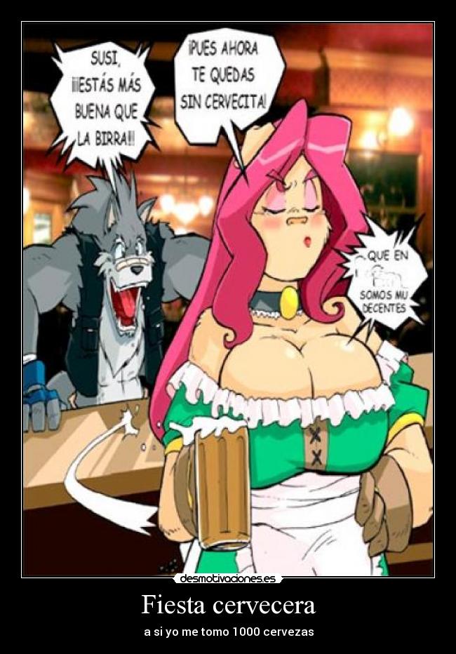 Fiesta cervecera - a si yo me tomo 1000 cervezas