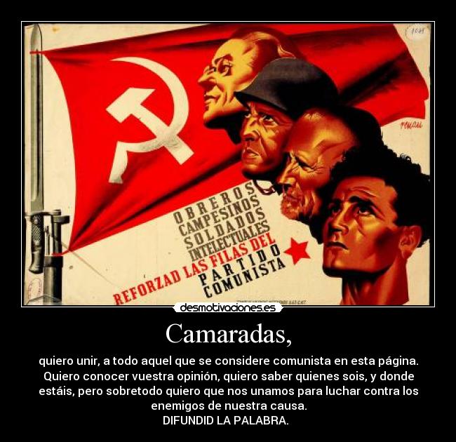 Camaradas, - 