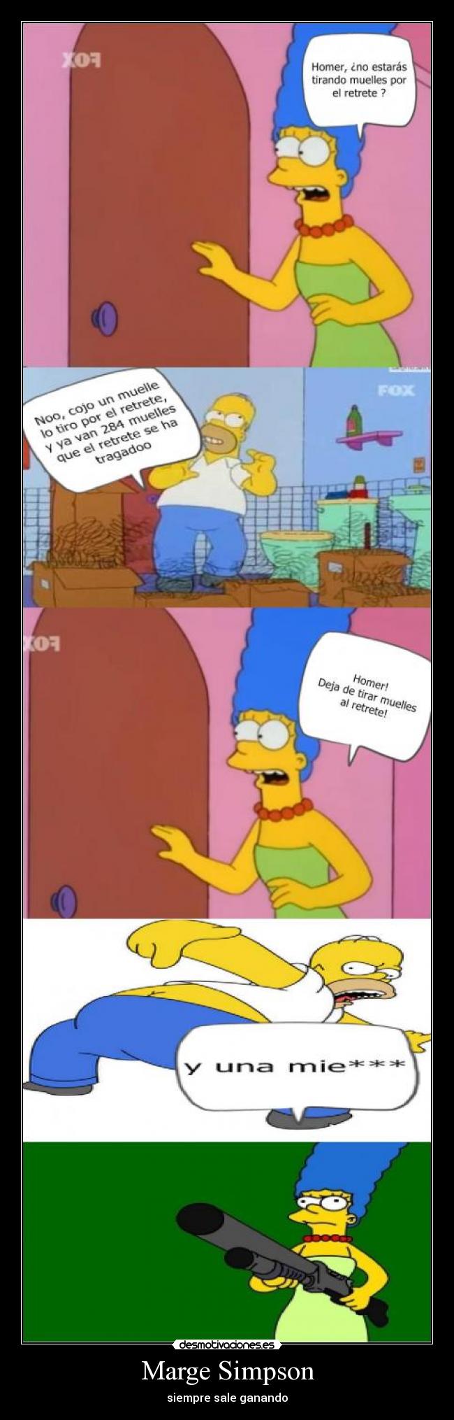 Marge Simpson - siempre sale ganando