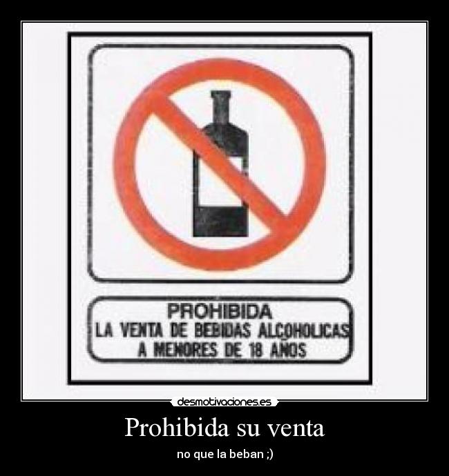 Prohibida su venta -