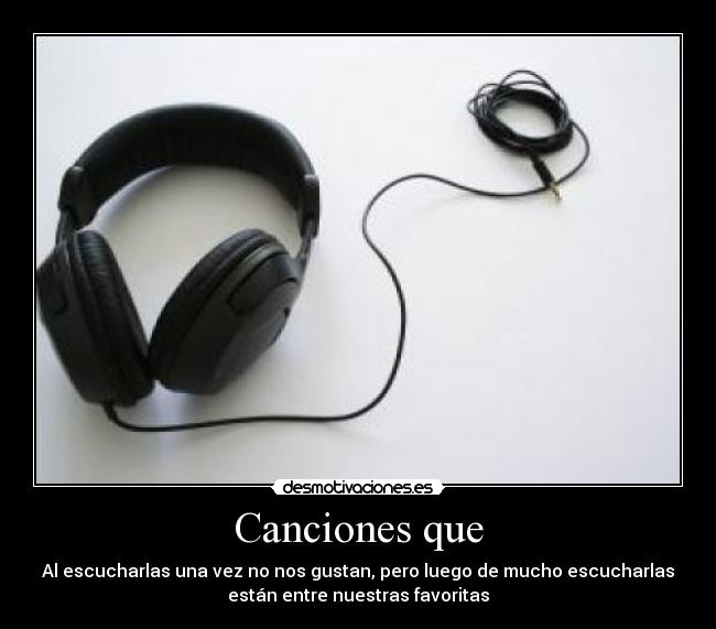Canciones que -