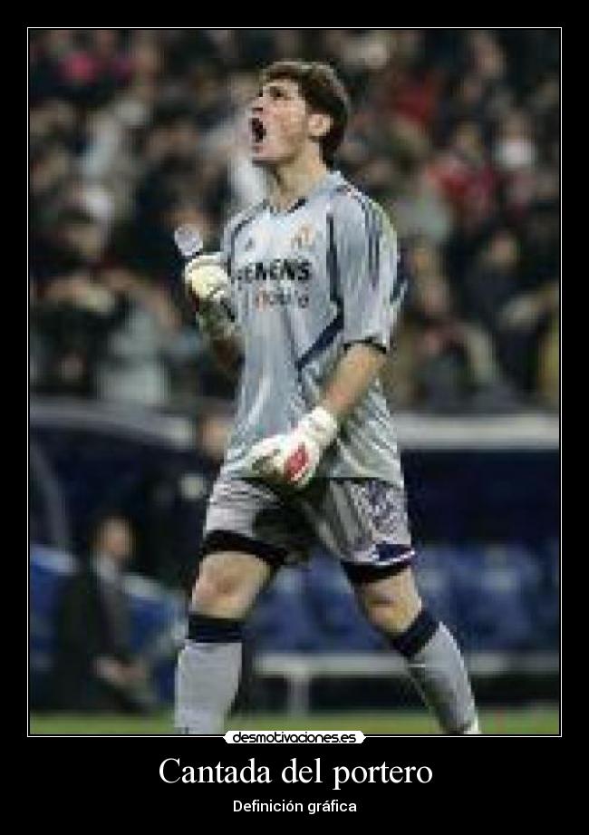 Cantada del portero - Definición gráfica