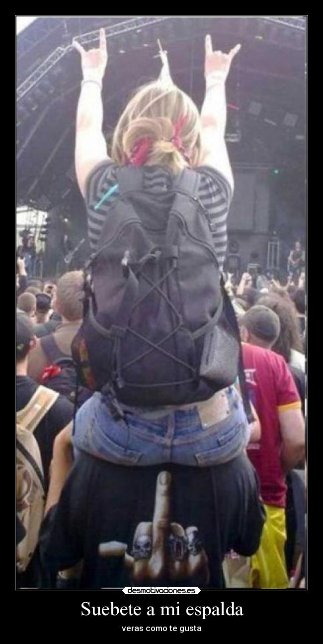 Suebete a mi espalda - veras como te gusta