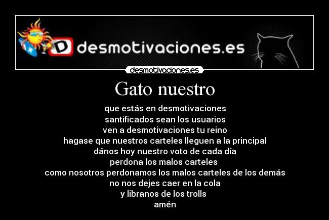 Gato nuestro -