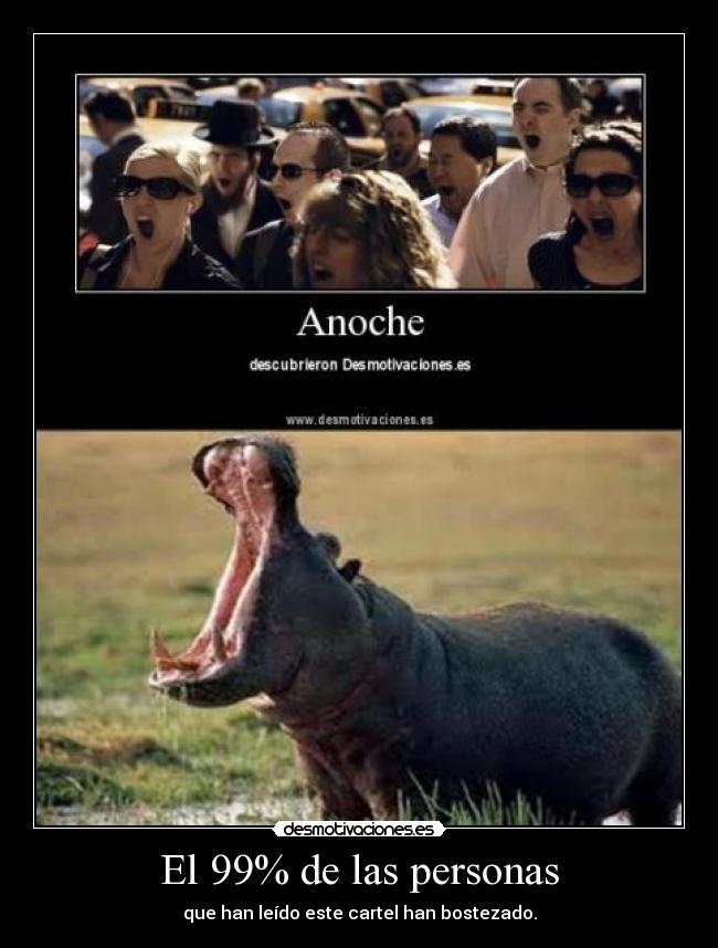El 99% de las personas -