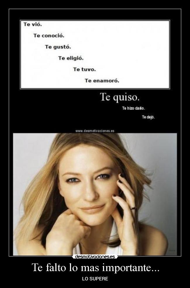 Te falto lo mas importante... -