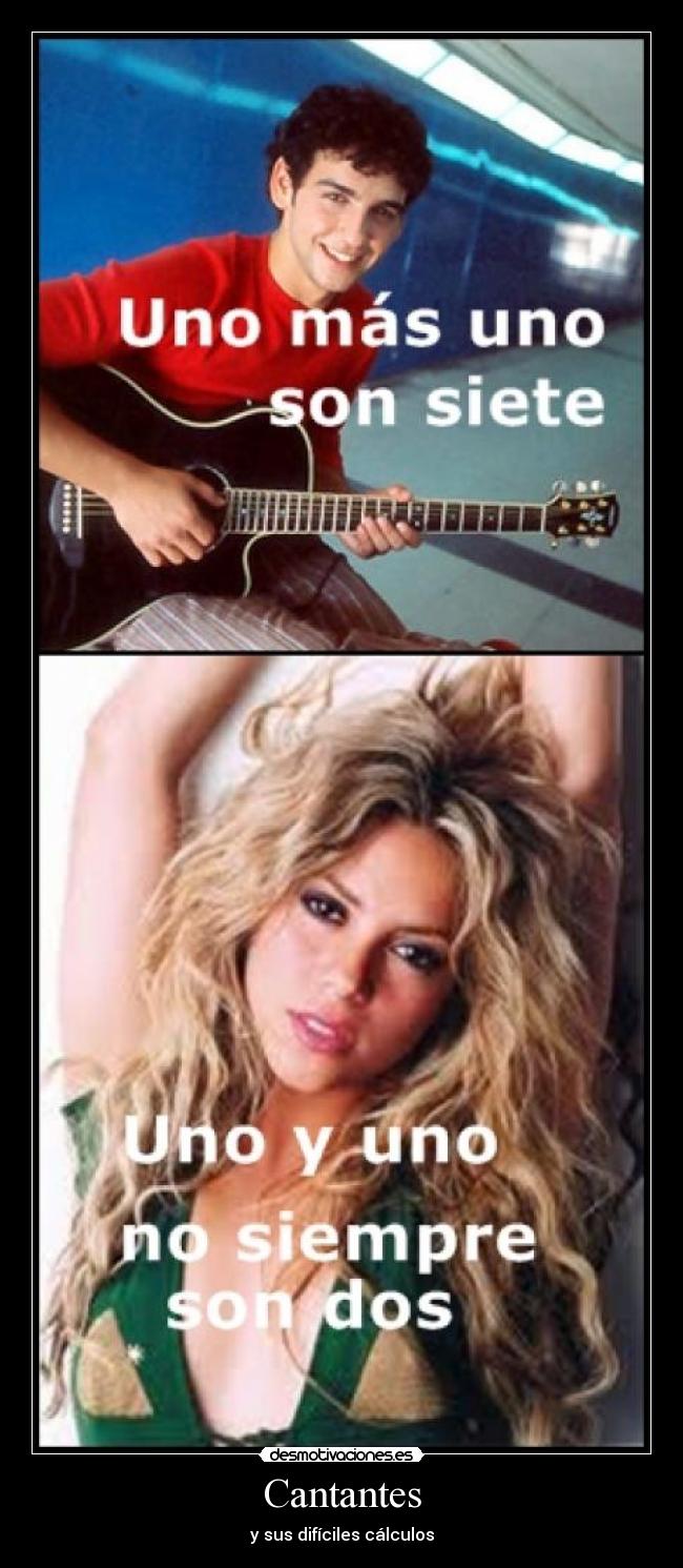 Cantantes - y sus difíciles cálculos