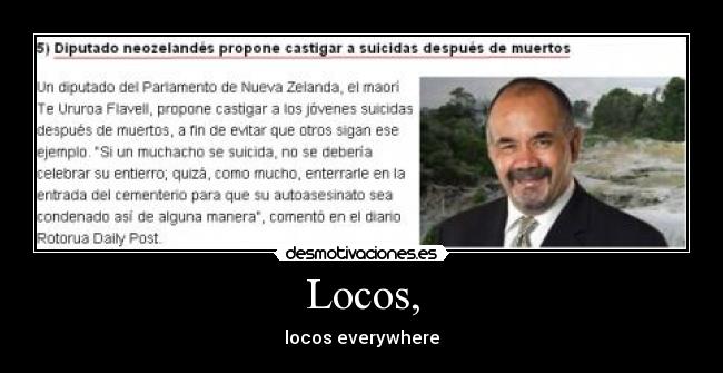 Locos, - locos everywhere