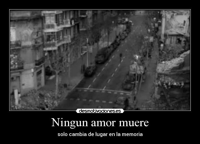 Ningun amor muere -