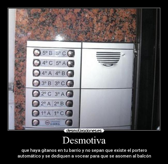 carteles portero automatico desmotivaciones
