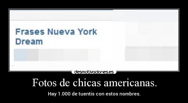 Fotos de chicas americanas. - 