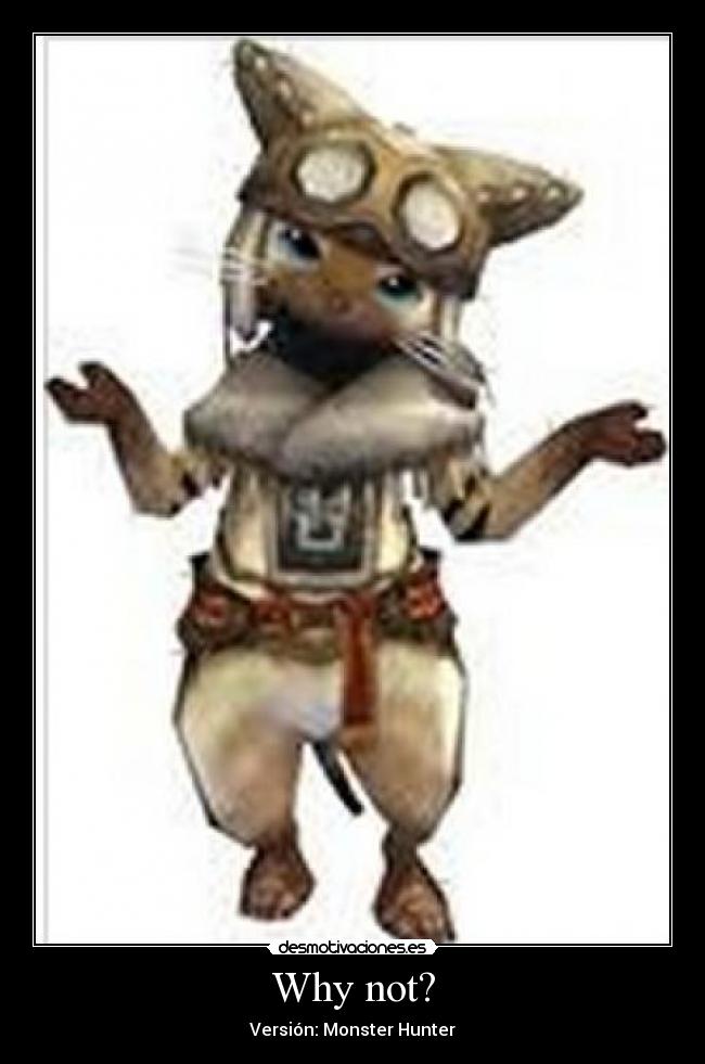 Why not? - Versión: Monster Hunter