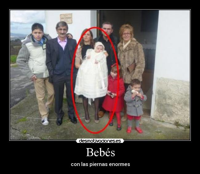 Bebés - con las piernas enormes