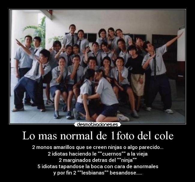 Lo mas normal de 1foto del cole -