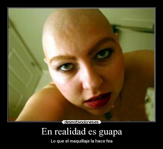 En realidad es guapa -