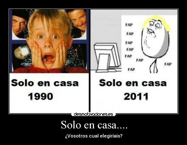 Solo en casa.... -