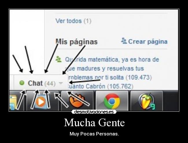 Mucha Gente - Muy Pocas Personas.