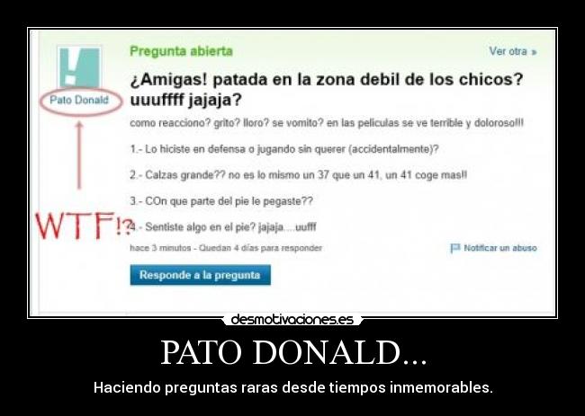 PATO DONALD... -