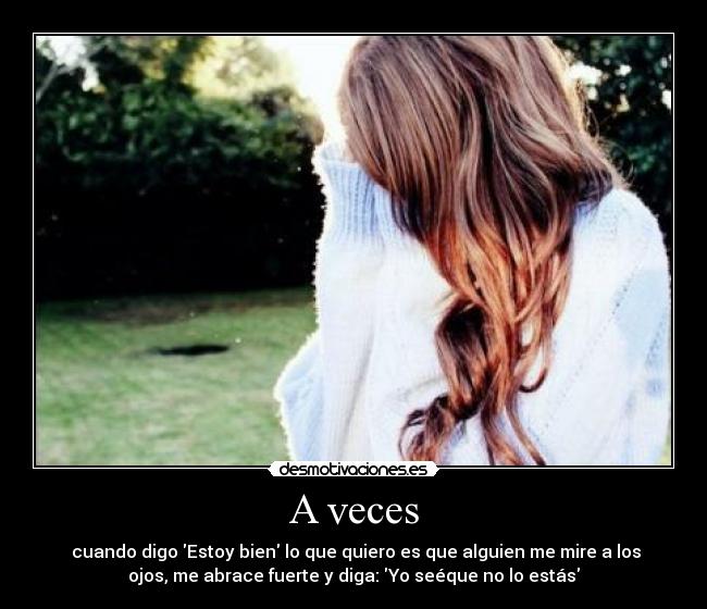 A veces -