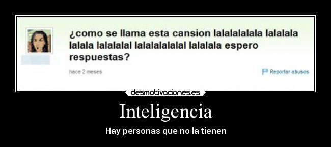 Inteligencia -