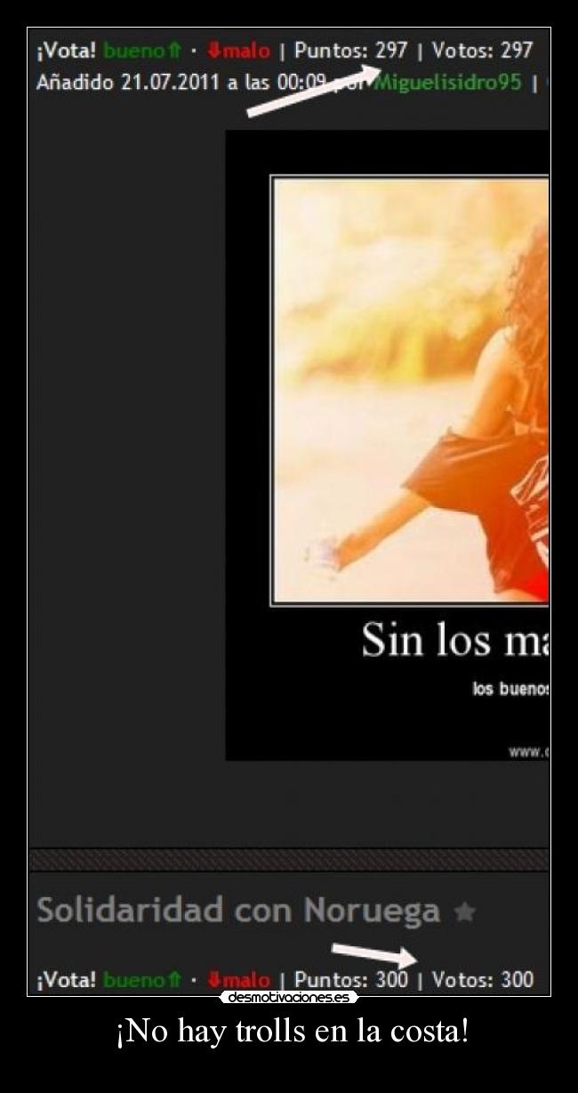 ¡No hay trolls en la costa! -