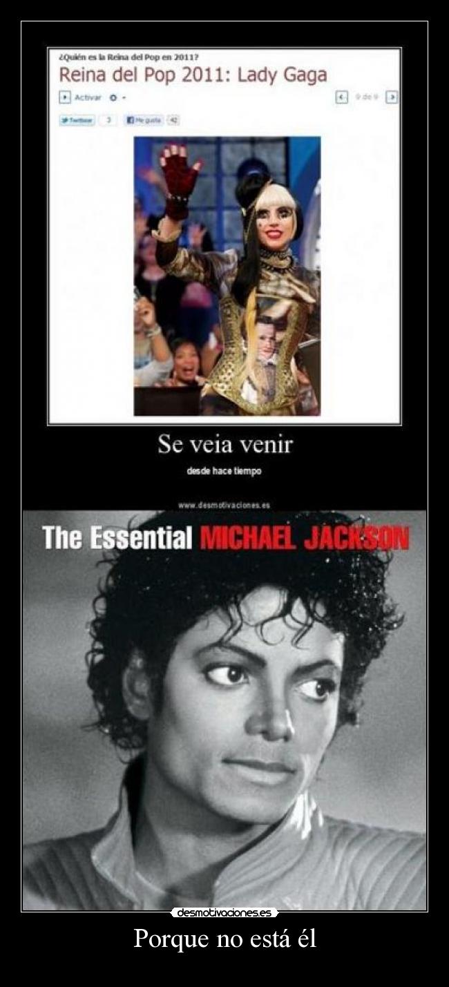 Porque no está él -