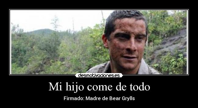 Mi hijo come de todo - 