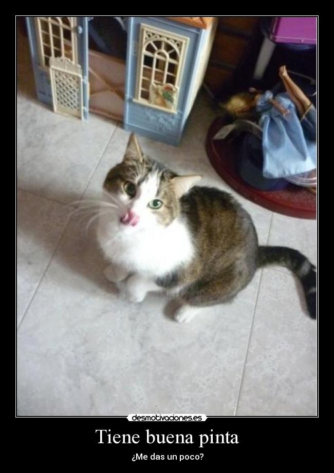 Tiene buena pinta - ¿Me das un poco?