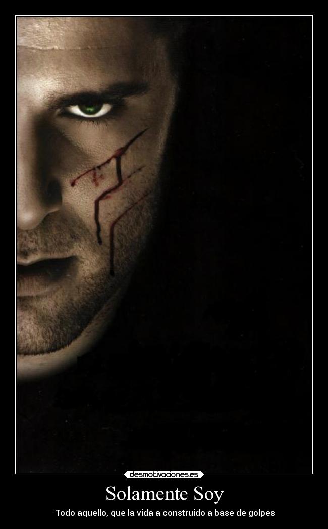 Solamente Soy - Todo aquello, que la vida a construido a base de golpes