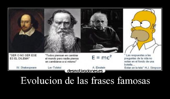 Evolucion de las frases famosas - 