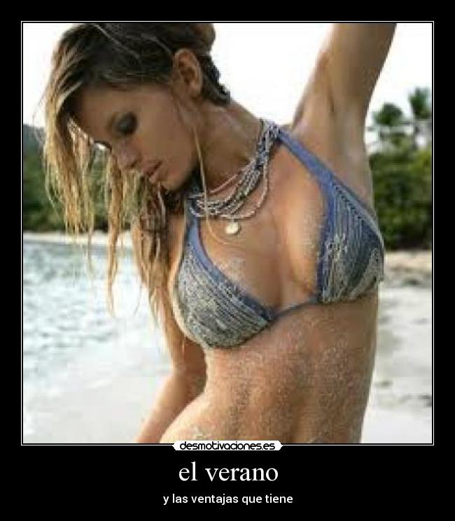 el verano - y las ventajas que tiene