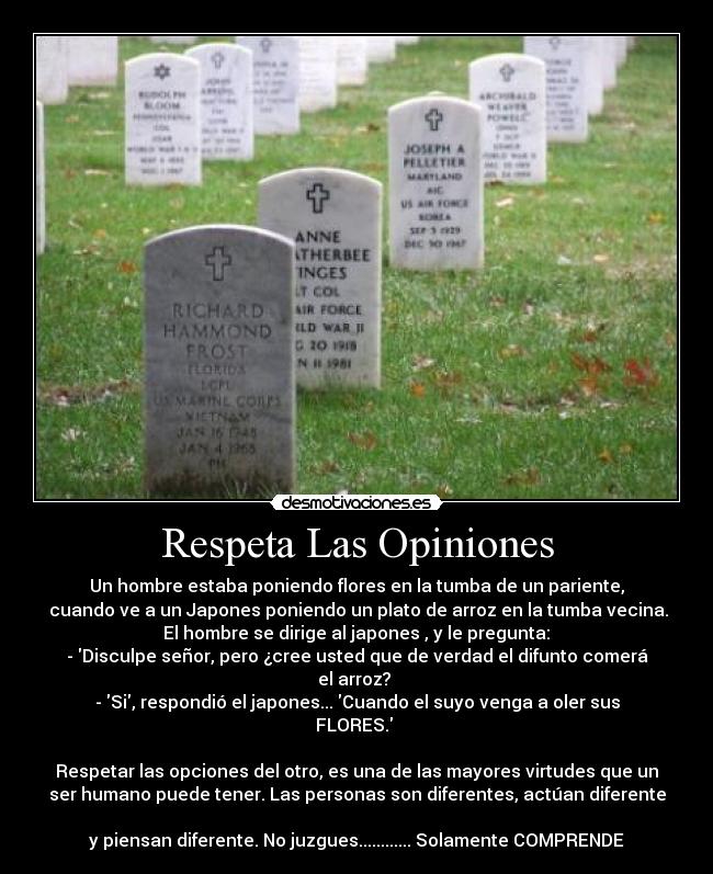 Respeta Las Opiniones -