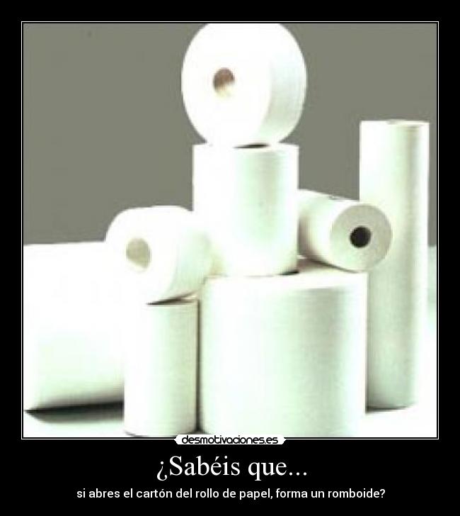 ¿Sabéis que... -