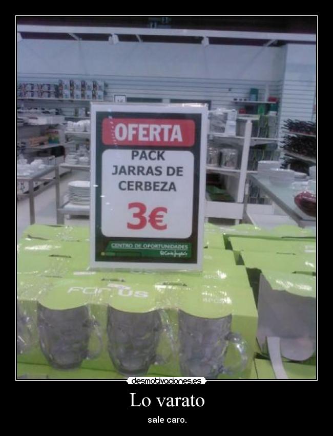 Lo varato - sale caro.