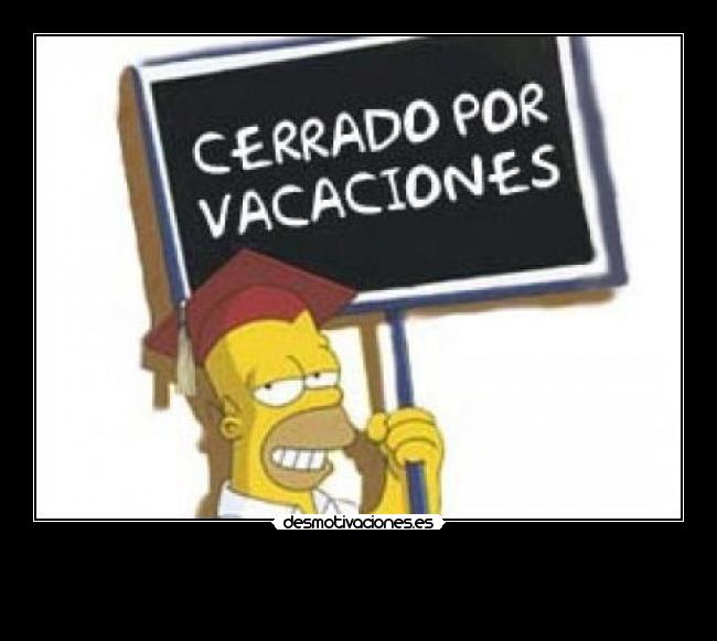 carteles cerrado por vacaciones semana desmotivaciones