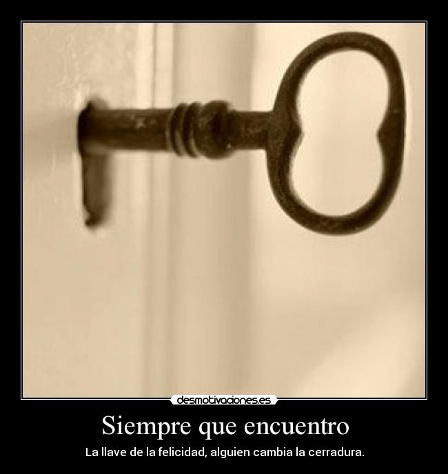 Siempre que encuentro -