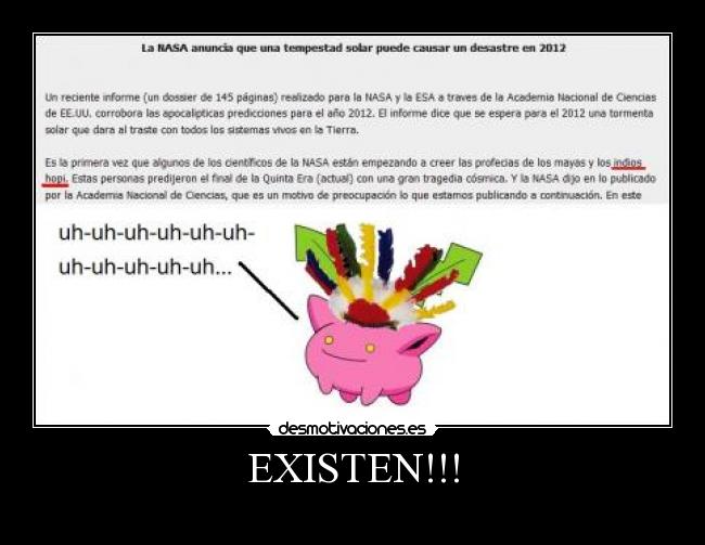 EXISTEN!!! -