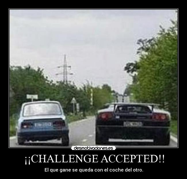 carteles challenge accepted acceso trol trolface trollltroll luke padre des futurama luke desmotivaciones