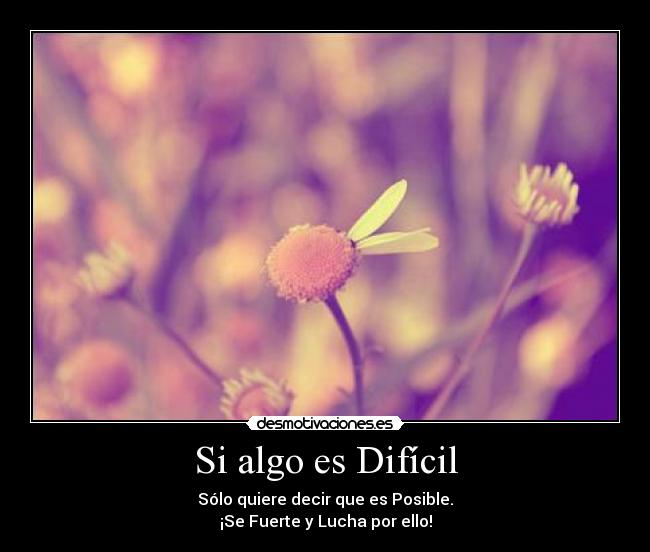 carteles dificil facil luchar fuerte desmotivaciones