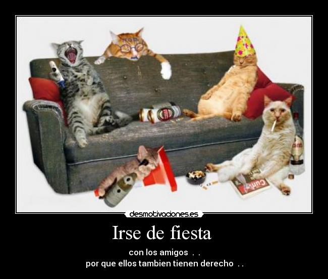 Irse de fiesta -