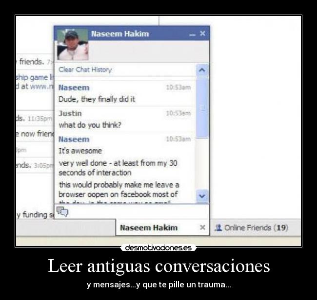 Leer antiguas conversaciones - 