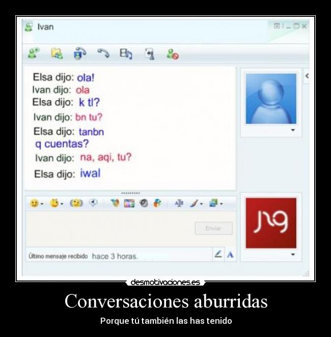 Conversaciones aburridas - 
