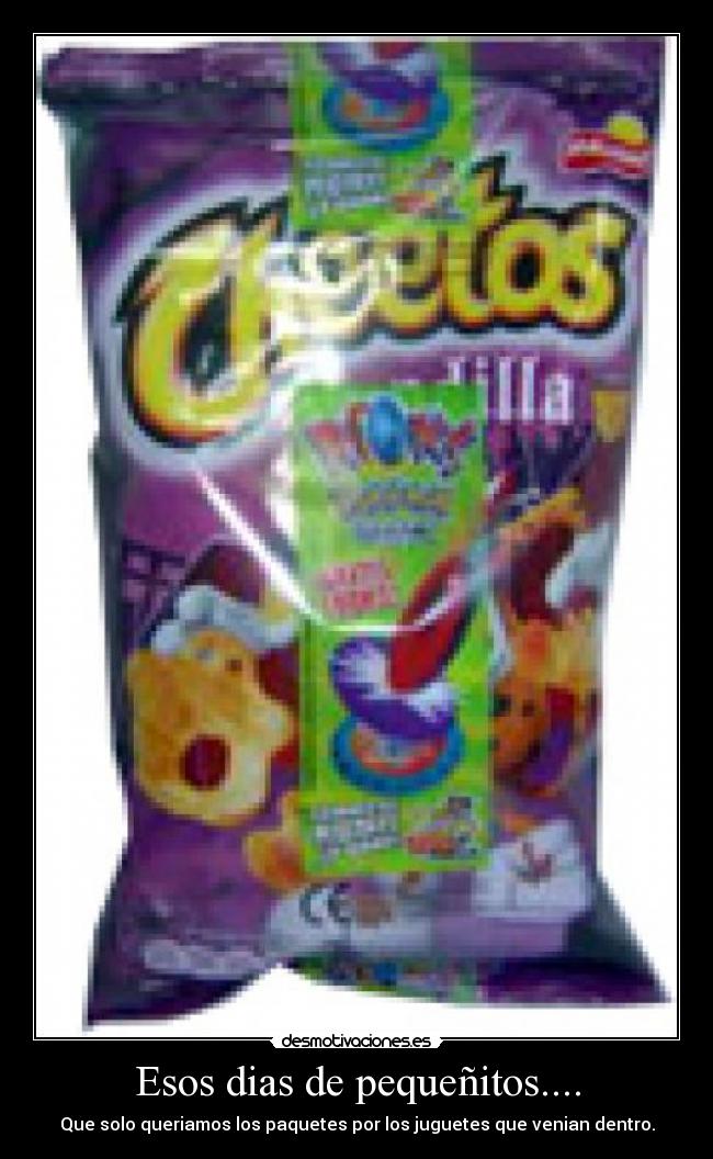 Esos dias de pequeñitos.... - Que solo queriamos los paquetes por los juguetes que venian dentro.