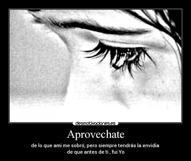 Aprovechate -