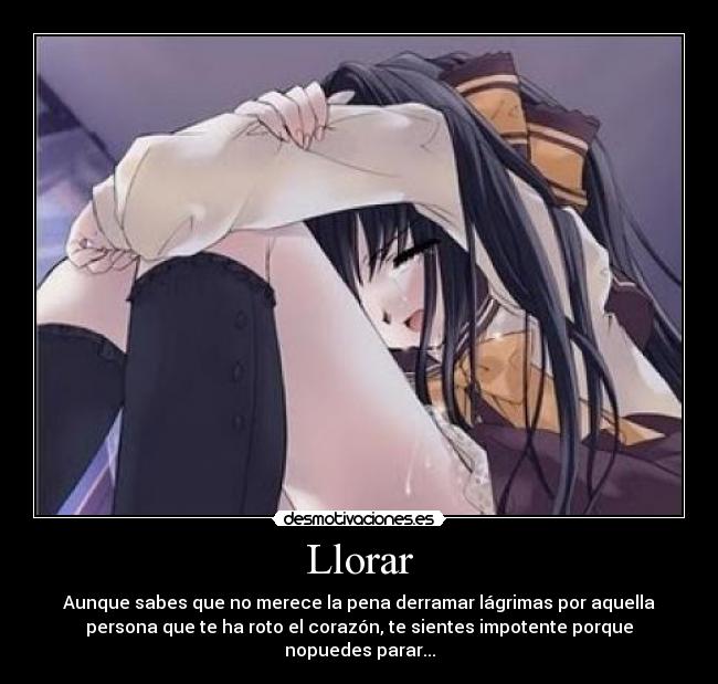 Llorar -