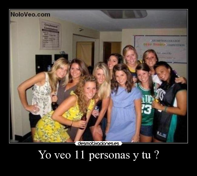 Yo veo 11 personas y tu ? - 